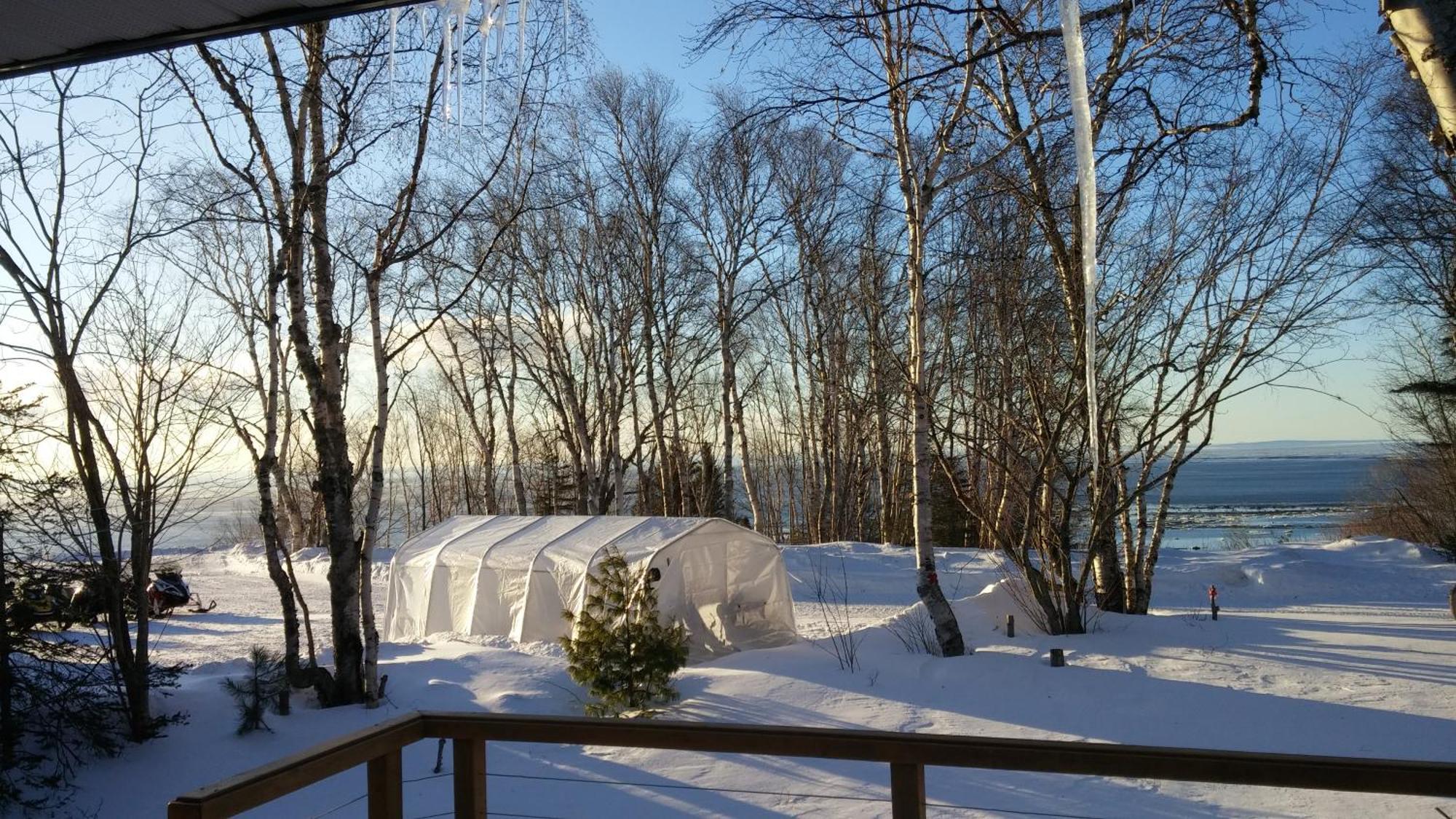 La Nef Bleue Villa Tadoussac Luaran gambar