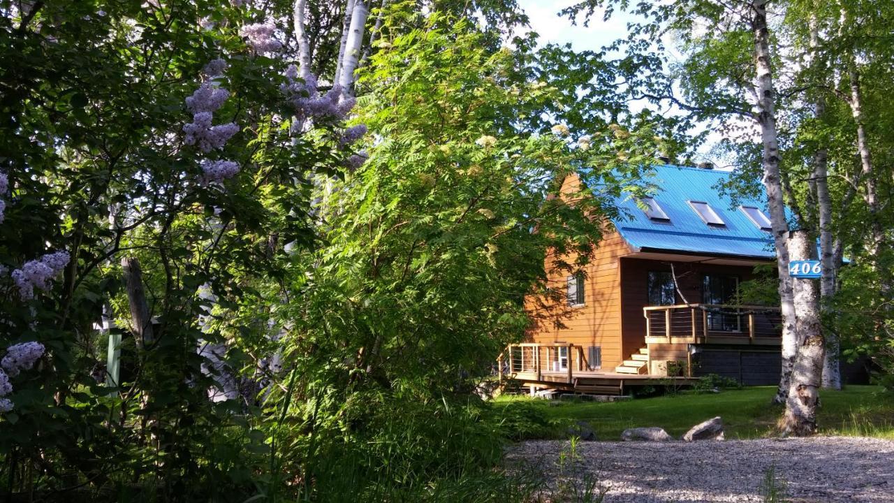 La Nef Bleue Villa Tadoussac Luaran gambar