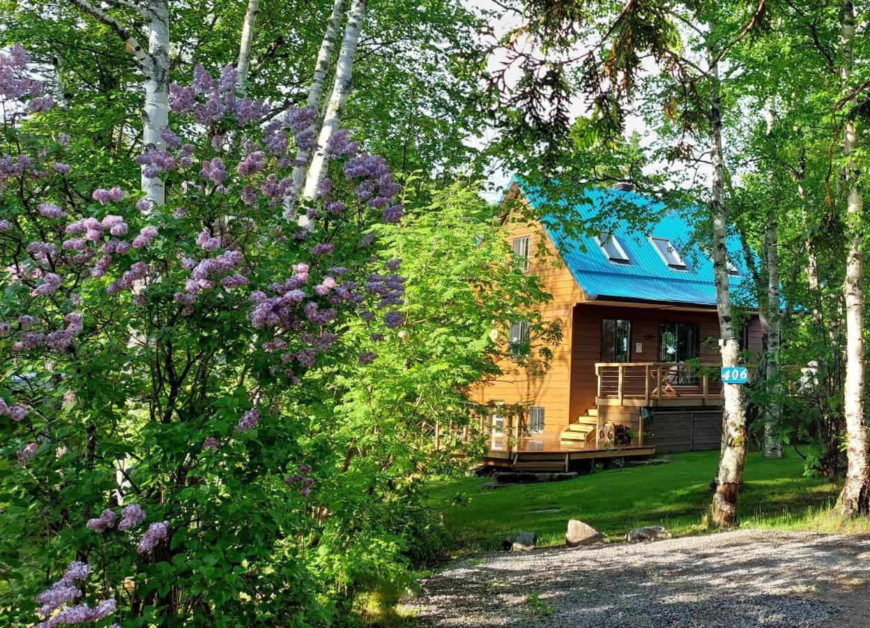La Nef Bleue Villa Tadoussac Luaran gambar