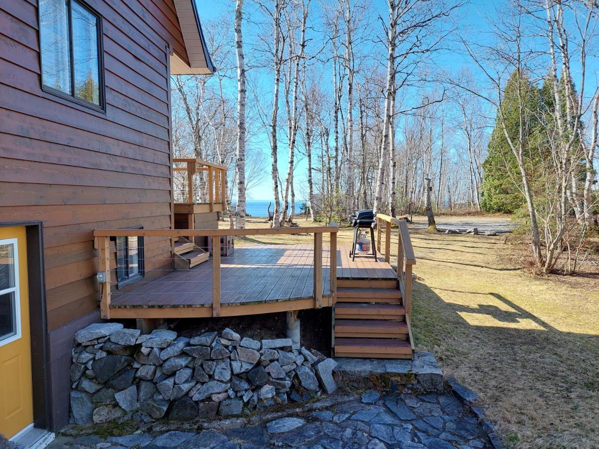 La Nef Bleue Villa Tadoussac Luaran gambar