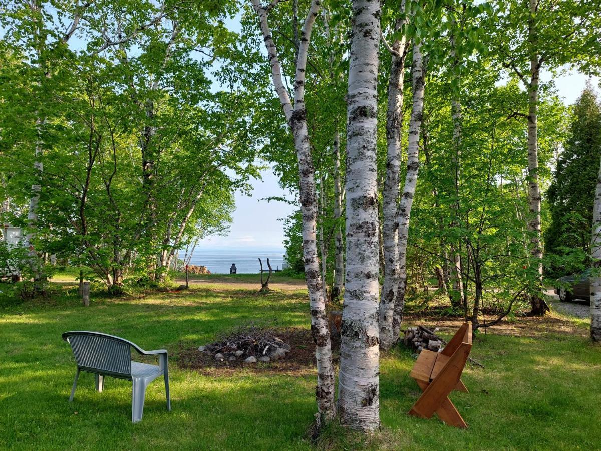 La Nef Bleue Villa Tadoussac Luaran gambar