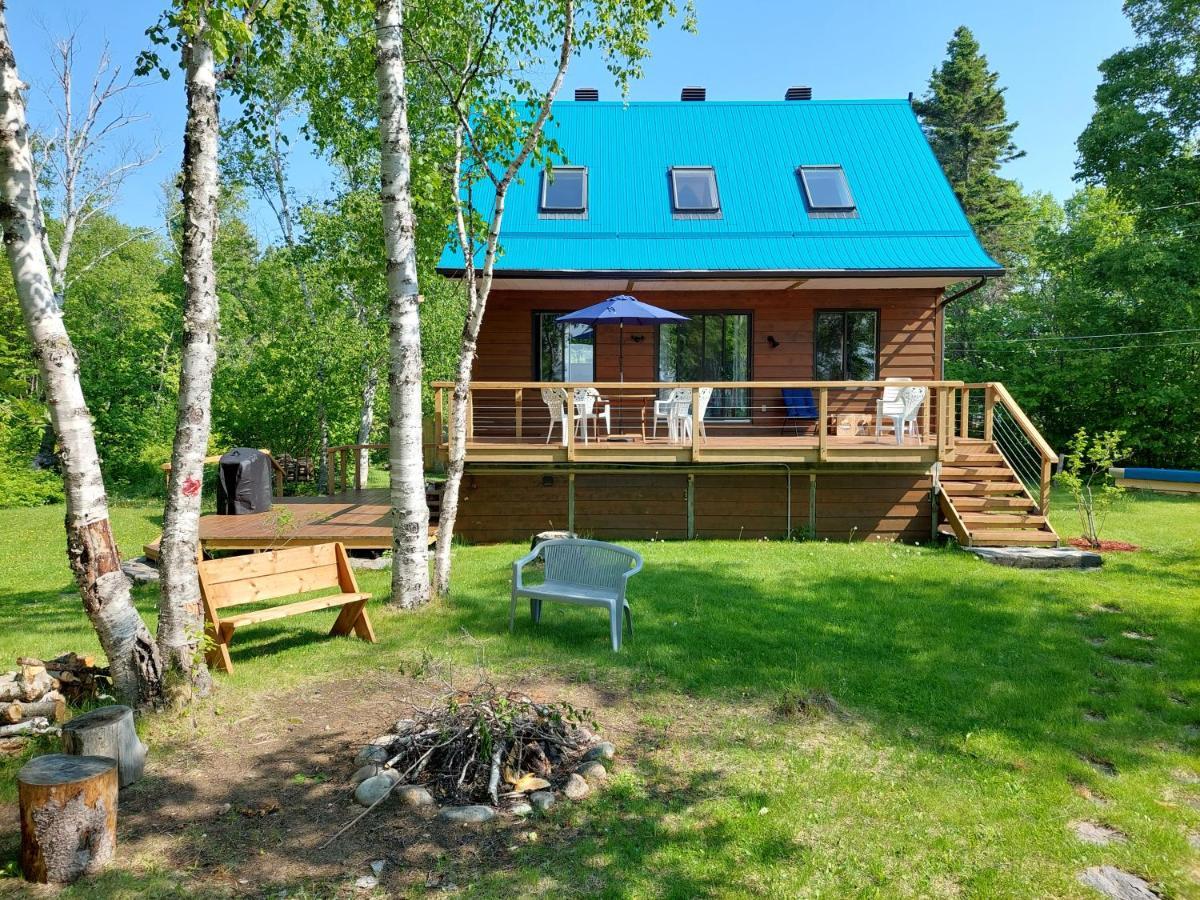 La Nef Bleue Villa Tadoussac Luaran gambar